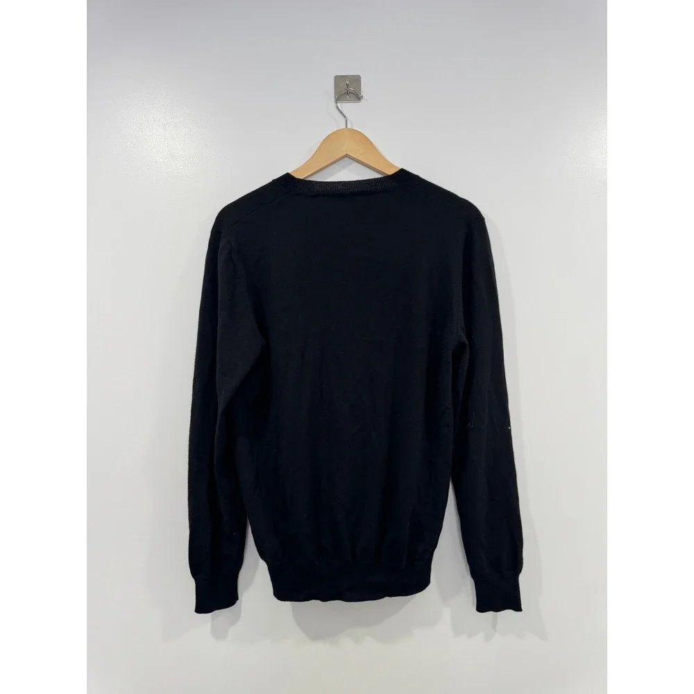DSQUARED2 Men Black Zip Up Cardigan Sweater Size M